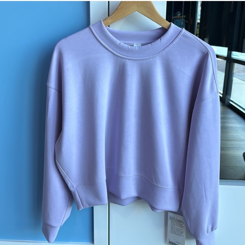 Lululemon Softstreme Perfectly Oversized Crop Crew 6